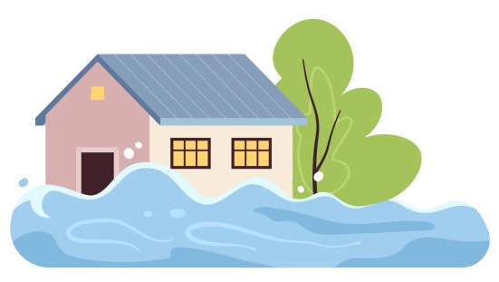 Inondations sur la commune de Castelculier — février 2026.
